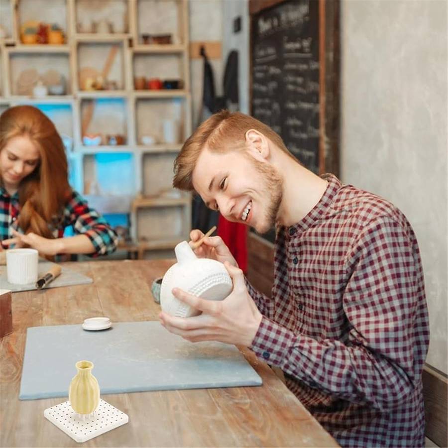 71Pieces Pottery Kiln Support Nails Firing Mat Nails Support Furniture Clay Ceramic Pottery Tools fo