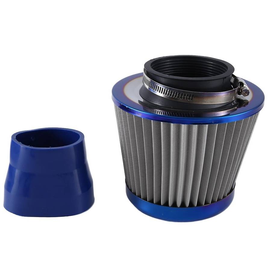 76mm High Flow Air Filter Mushroom Head Car Turbo Pipe Intake Sleeve Intake Filter Universalamp Kit