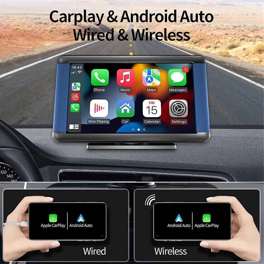 7inch Car Capacitive Touch Screen Wireless Carplay and Android Auto Car Portable Multimedia Player N