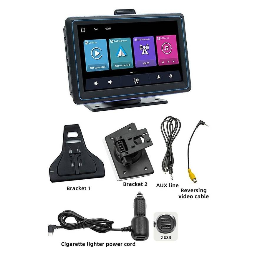 7inch Car Touch Screen Wireless Carplay and Android Auto Car Portable Automatic Multimedia Player Na