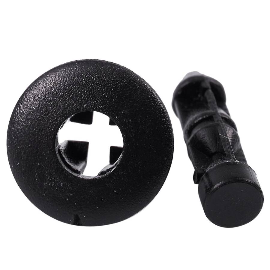 7mm Hole Plastic Rivets Fastener Auto Car Bumper Push Clips 100 Pcs