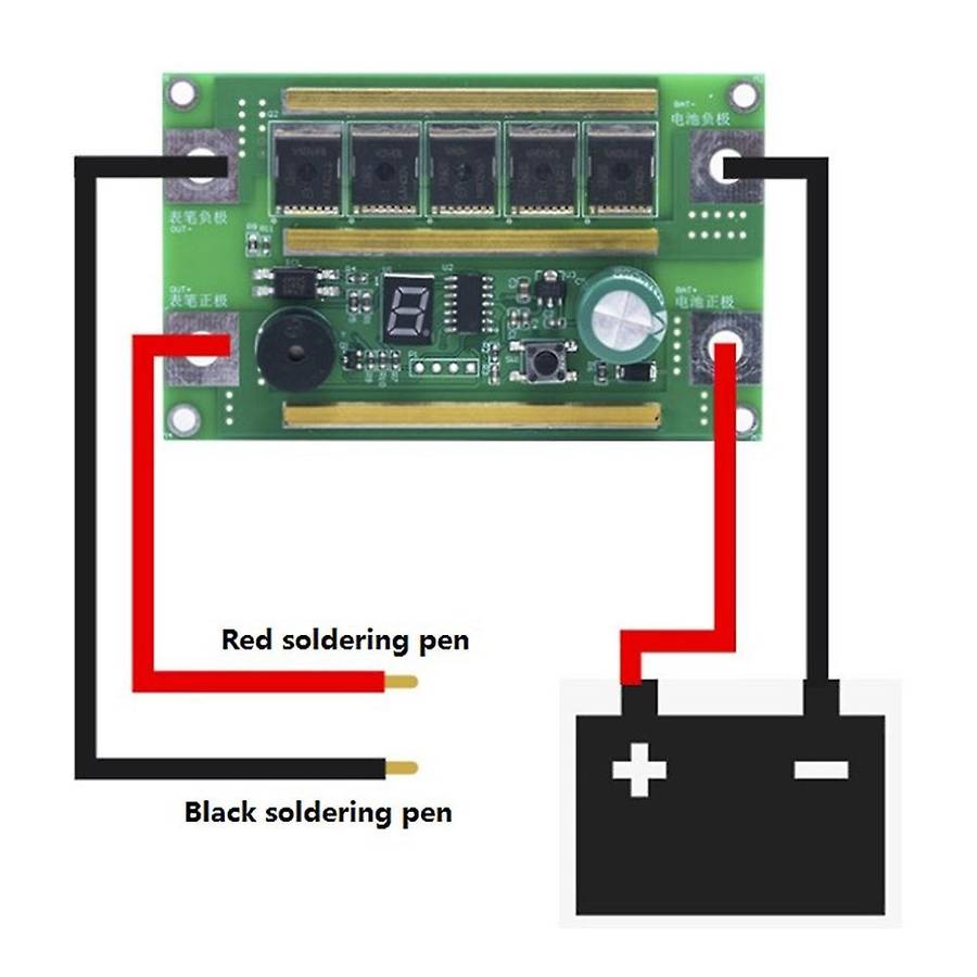 8 Gear Power Adjustable Spots Welding Machine Circuit Board for Lithium Battery Spots Weld Mini Batt