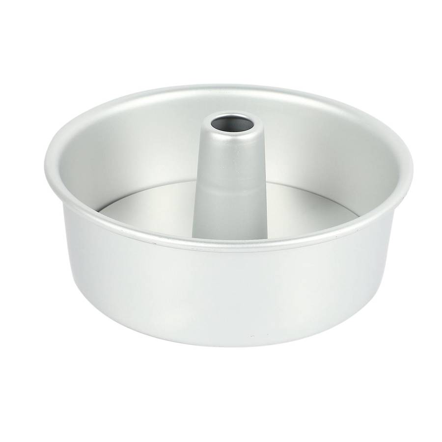 8 Inch Aluminum Alloy Round Chiffon Cake Removable Bottom Hollow Chimney Cake Mold Diy Baking Cake