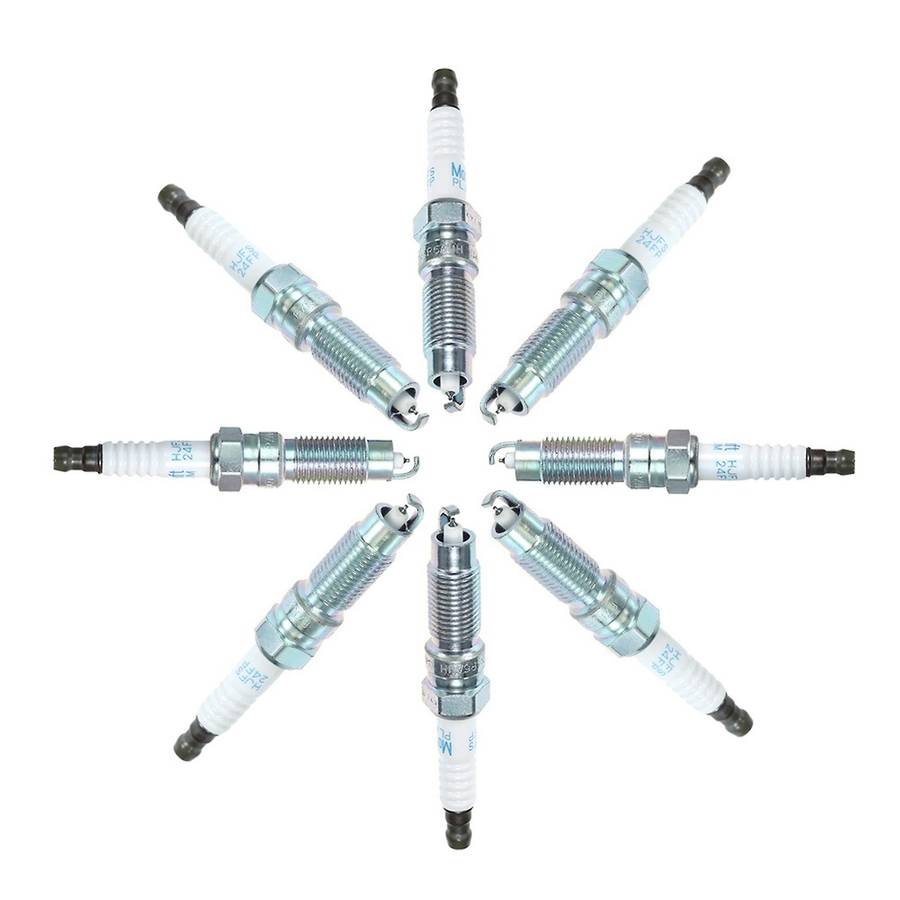 8 PCS Double Spark Plugs SP-509 HJFS-24FP for Explorer F-450 F-550 F53 F59 F650 F750 6.8L 5.4L