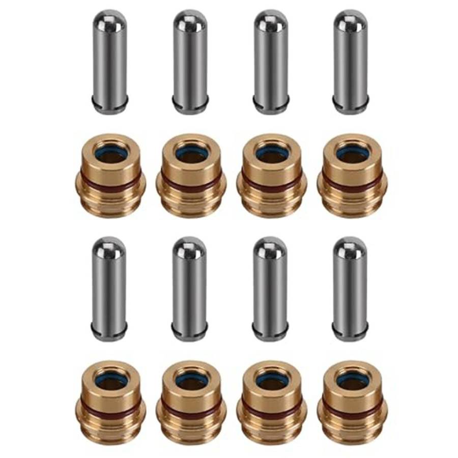 8 Pcs Pilot Valve Pusher 198-1076 1981076 for CAT Excavator 216B3 226B 236B 242B 247B 252B 268B 287B
