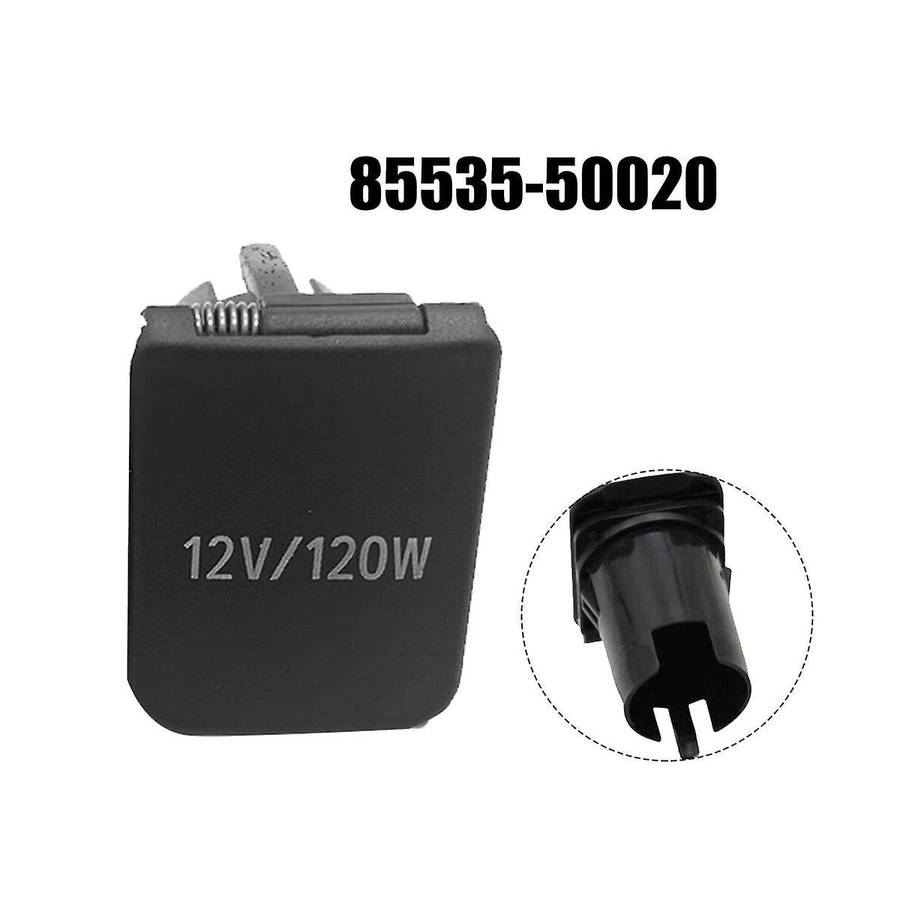 85535-50020 Rear Row Power Socket Cover for 4RUNNER Prado Alphard Lighter Panel Plug
