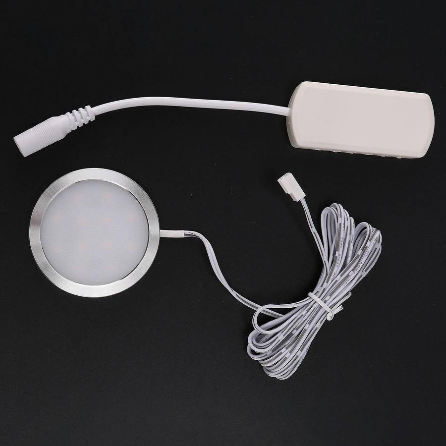 8Pcs 12V Interior Warm Led Spot Lights for T4 T5 Camper Van Caravan Motorhome Warm Lights 3000K