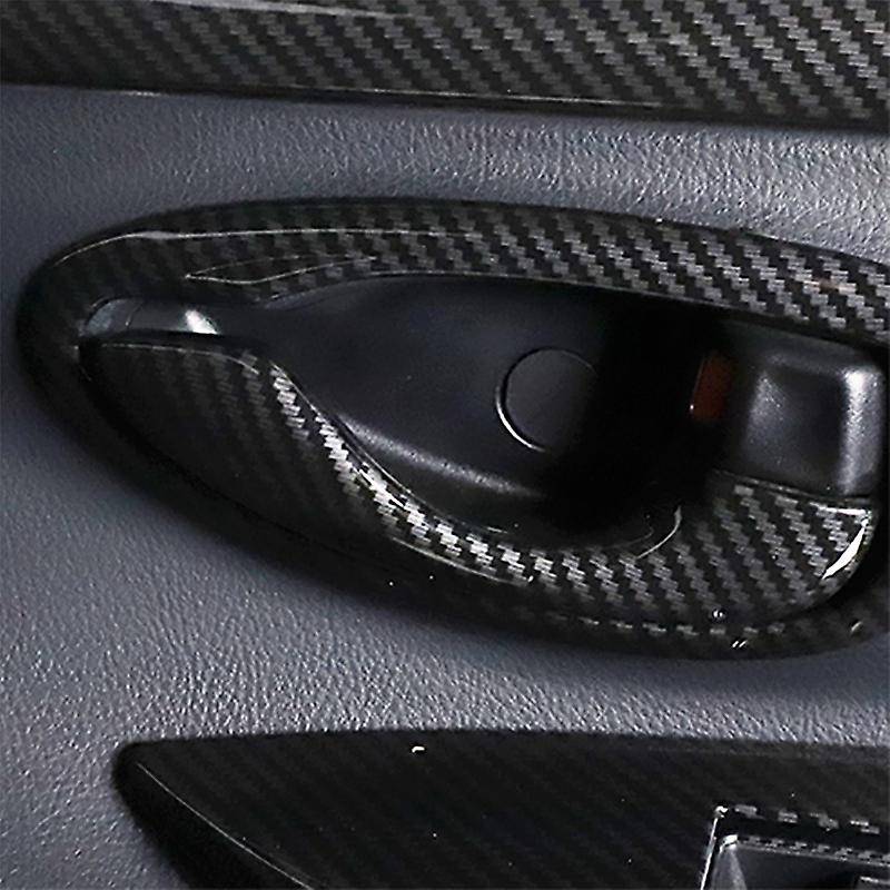 8PCS Car Inner Door Handle Bowl Cover for Vios 2014-2018 Door Handle Protective Cover Trim Sticker A