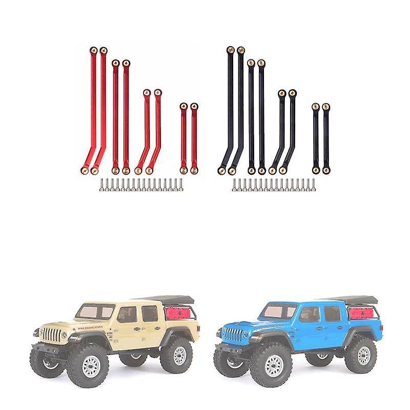 8PCS CNC High Clearance Links 4 Link Set,Black