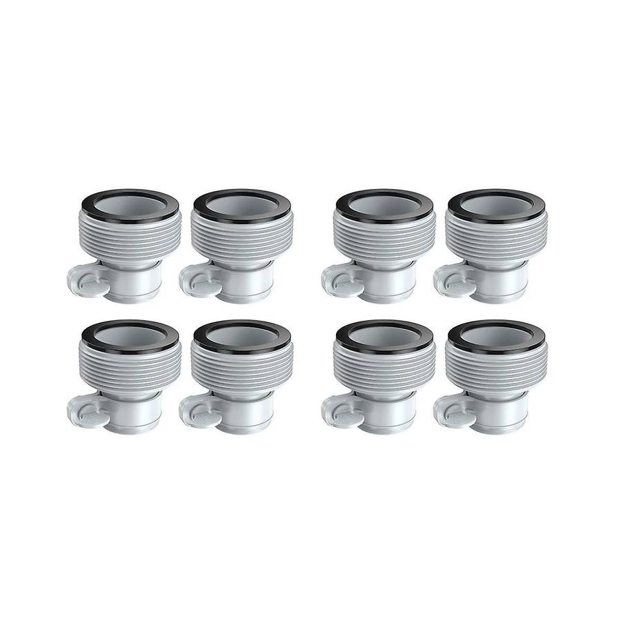8pcs Filter Pumps Hose Adapters Hose Conversion Adapters 1.25 Inch to 1.5inch Hose Adapter Kit For