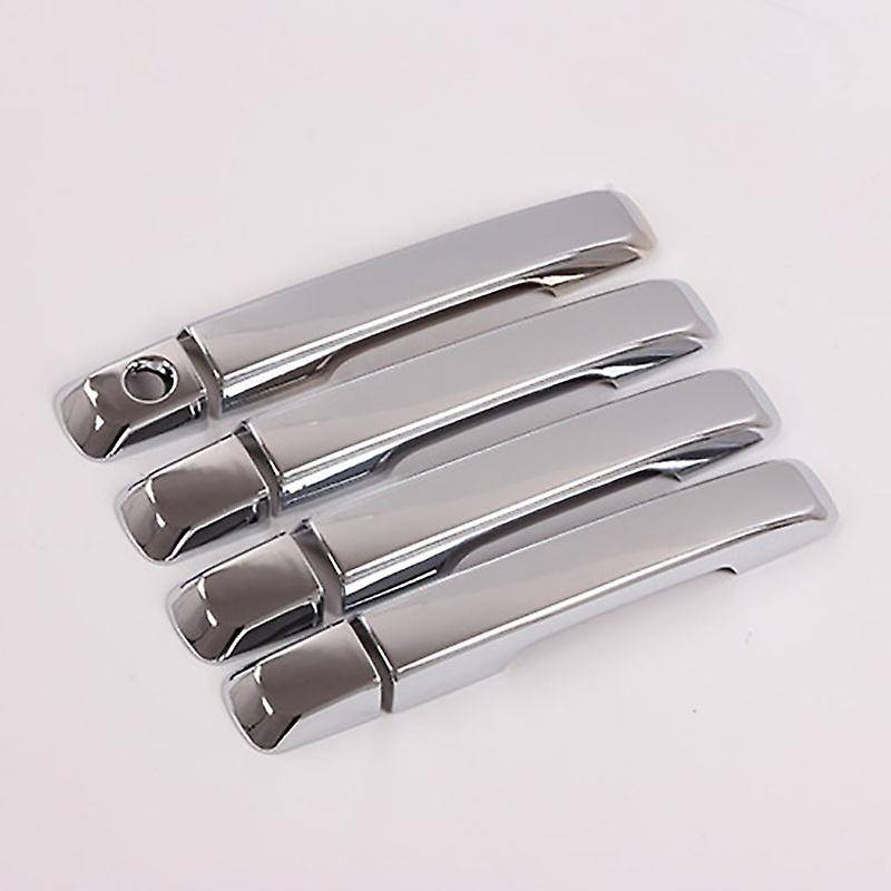 8Pcs/Set Car ABS Chrome Car Door Handles Cover Trims Door Handle Trim for Dmax D-Max 2012-2018