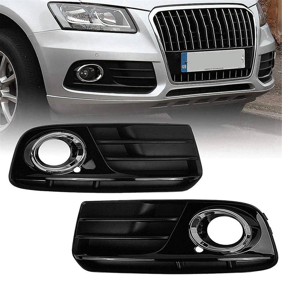 8r0807681m 8r0807682j Front Bumper Lower Mesh Grille Front Bar Fog Lamp Cover Automotive for Q5 2013