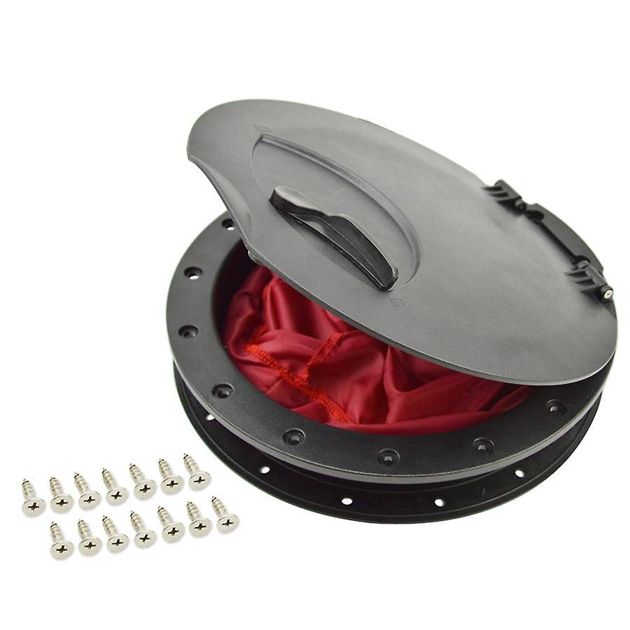 9 Inch Marine Hatch Cover Pull Out Deck Plate Hole Deck Plate Kit Detachable Cover for Kayaking Mari