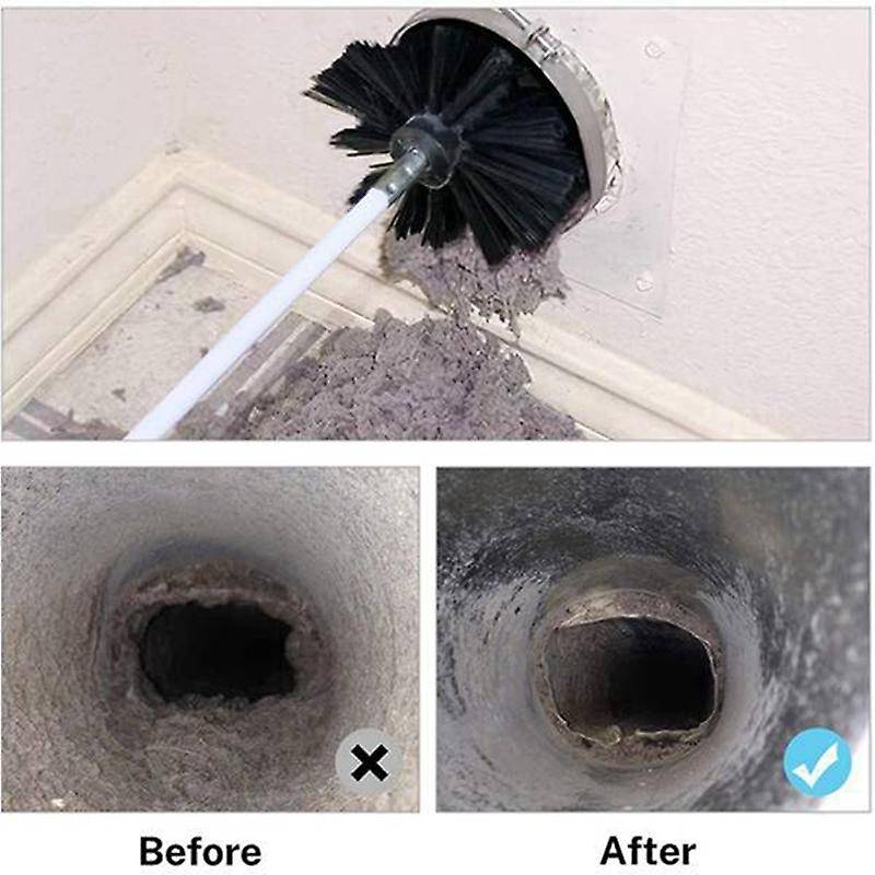 9Pcs Set Chimney Sweeping Brush, Flue Cleaning Brush and Rod Set, Cleaning Stick Set, Pipe Dredging