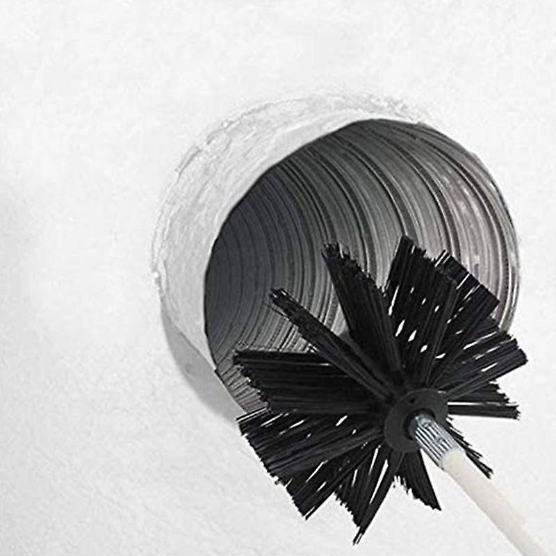 9Pcs Set Chimney Sweeping Brush, Flue Cleaning Brush and Rod Set, Cleaning Stick Set, Pipe Dredging