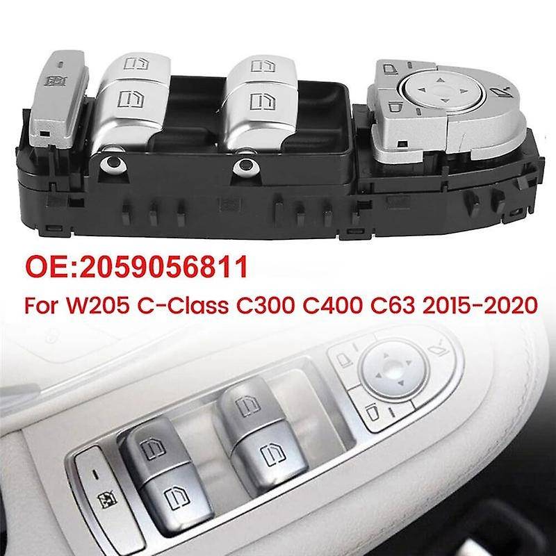 A2059056810 Car Front Left Power Master Window Control Switch for - W205 C-class C300 C400 C63 2015