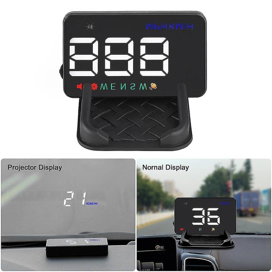 A5 3.5inch HUD Head-Up Display Car-Styling Hud Display Windshield Projector Alarm System Universal A