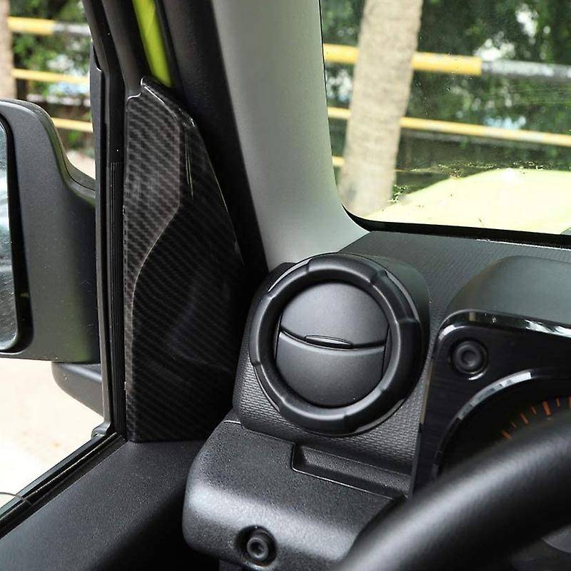 ABS Car A-Pillar Cover Trim, Window Pillar Decorative Cover for 2019-2020
