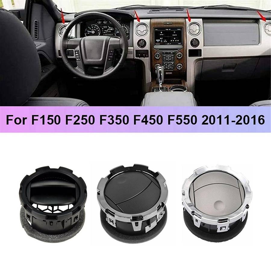 AC /Heater Air Duct Vent for F250 F350 F450 F550 2011-2016 Black Air Conditioner Outlet DC3Z19893BA