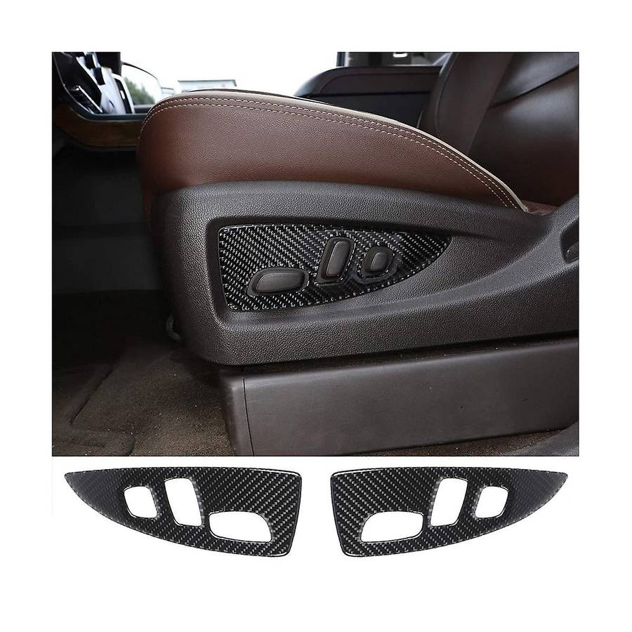 Adjustment Button Switch Panel Trim for 2014-2018 Accessories Soft Carbon Fiber