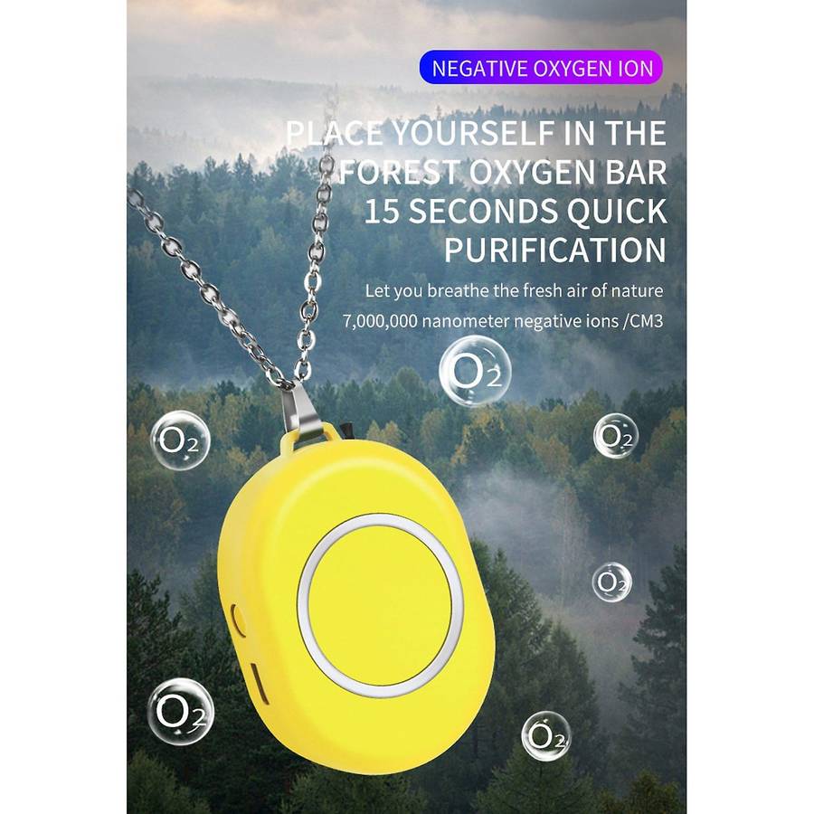 Air Purifier Personal Wearable Mini Portable Car Oxygen Rod Negative Ion Air Purifier for Outdoor Ho