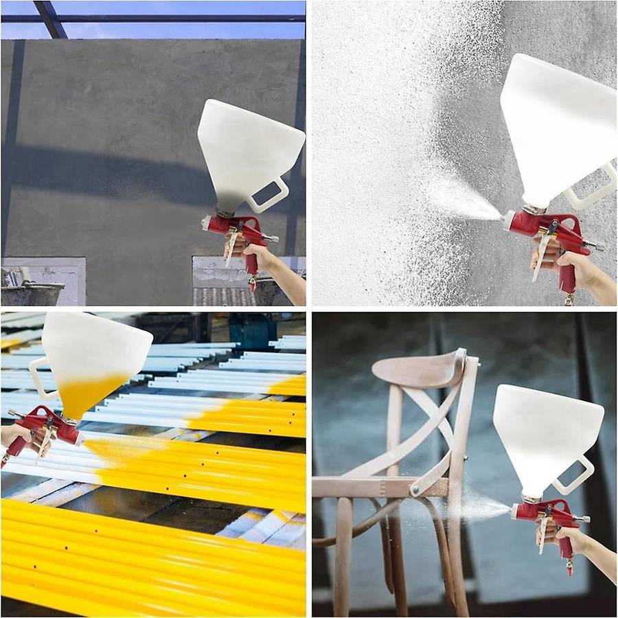 Air Texture Tool ,1.58 Gallon Drywall Wall Painting Sprayer with 3 Nozzles(4.0Mm/6.0Mm/8.0Mm) for St