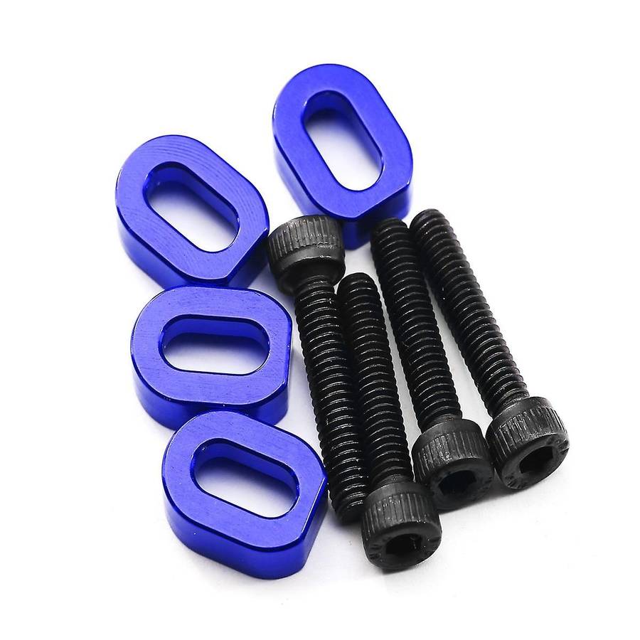 Aluminum Alloy Fixing Motor Base Reinforcement with Screws Kit for 1/5 6S Accessories Blue