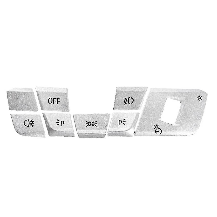 Aluminum Alloy Headlight Switch Button Sticker Decoration Cover Trim Patch for A90 2018-2021 Accesso