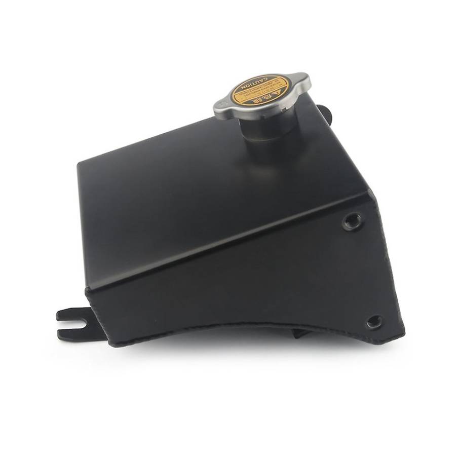 Aluminum Coolant Overflow Tank Reservoir Kit for 240SX S13 SR20DET KA24DE KA24E KA24 1989-1994, Silv