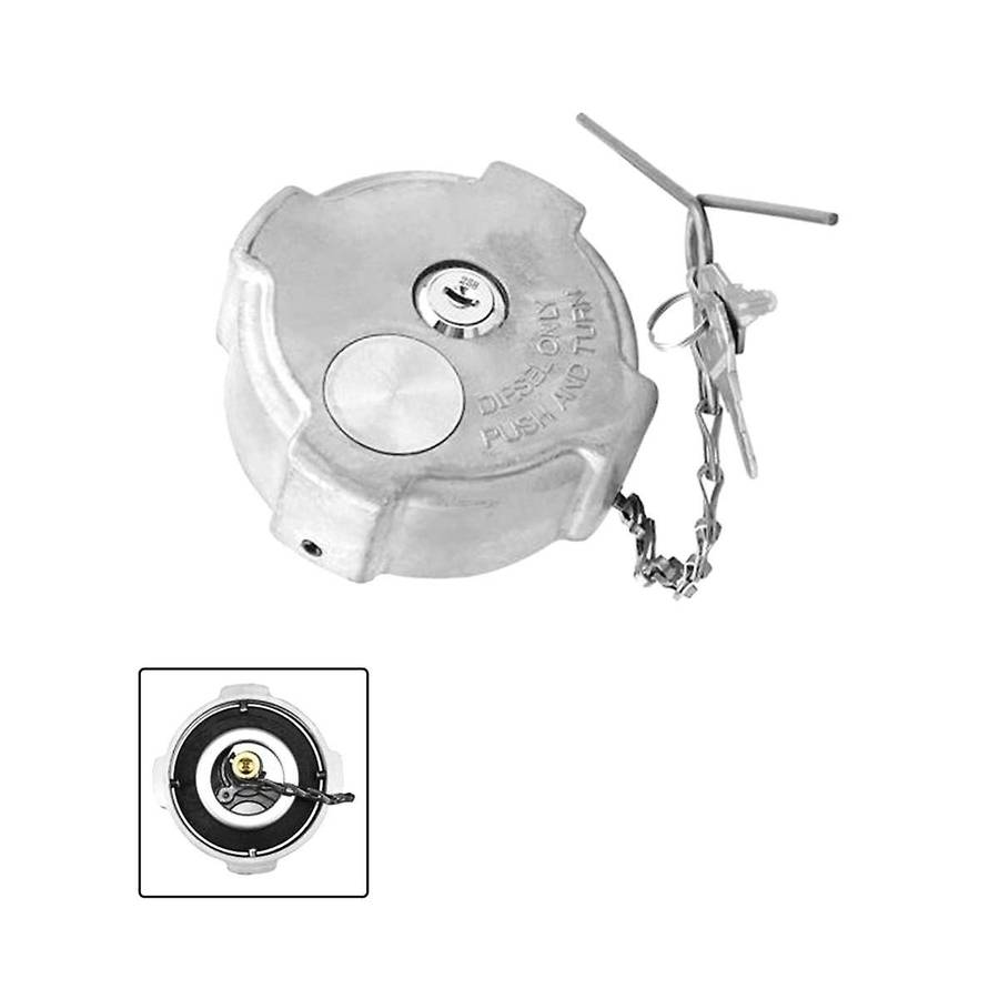 Aluminum Locking Fuel Cap with Key for 113 125 112 112 2003 572.1018 03-37017-002