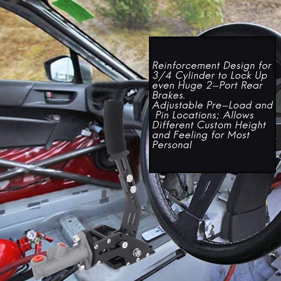 Aluminum Universal Hydraulic Handbrake Lever Drift Handbrake E-Brake Racing Black