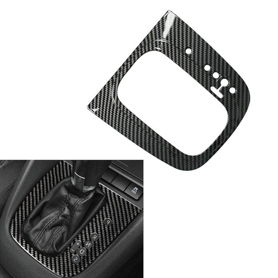 Auto Carbon Fiber Central Gear Shift Panel Control Panel Decal Interior Modification for Golf 6 MK6
