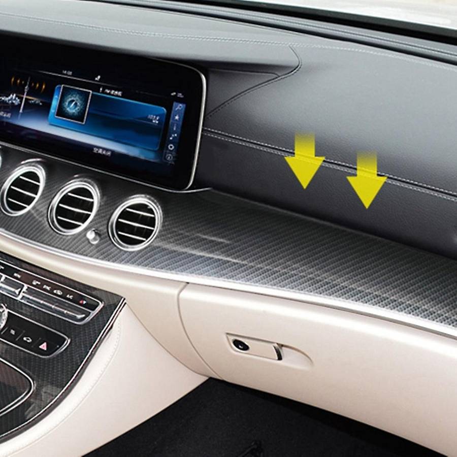 Auto Modified Dashboard Center Control Sticker Decoration for E-class E300l/200l 320l16-23 Center Co
