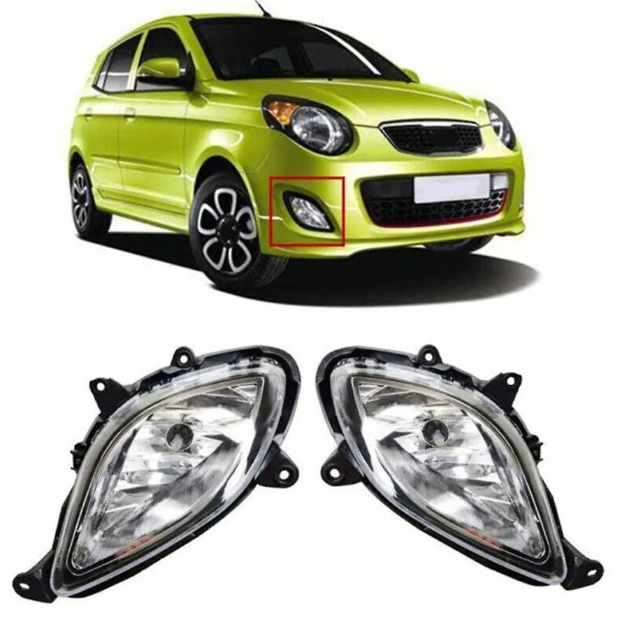 Auto Right Front Bumper Fog Light Driving Light Fog Light Assembly Headlight 9220207700 for Picanto