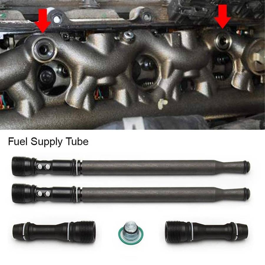 Auto Stroke Updated Stand Pipe Dummy Plug Kit Fuel Supply Tube for E-350 E-450 6e7z-9a332-a 6e7z9a33