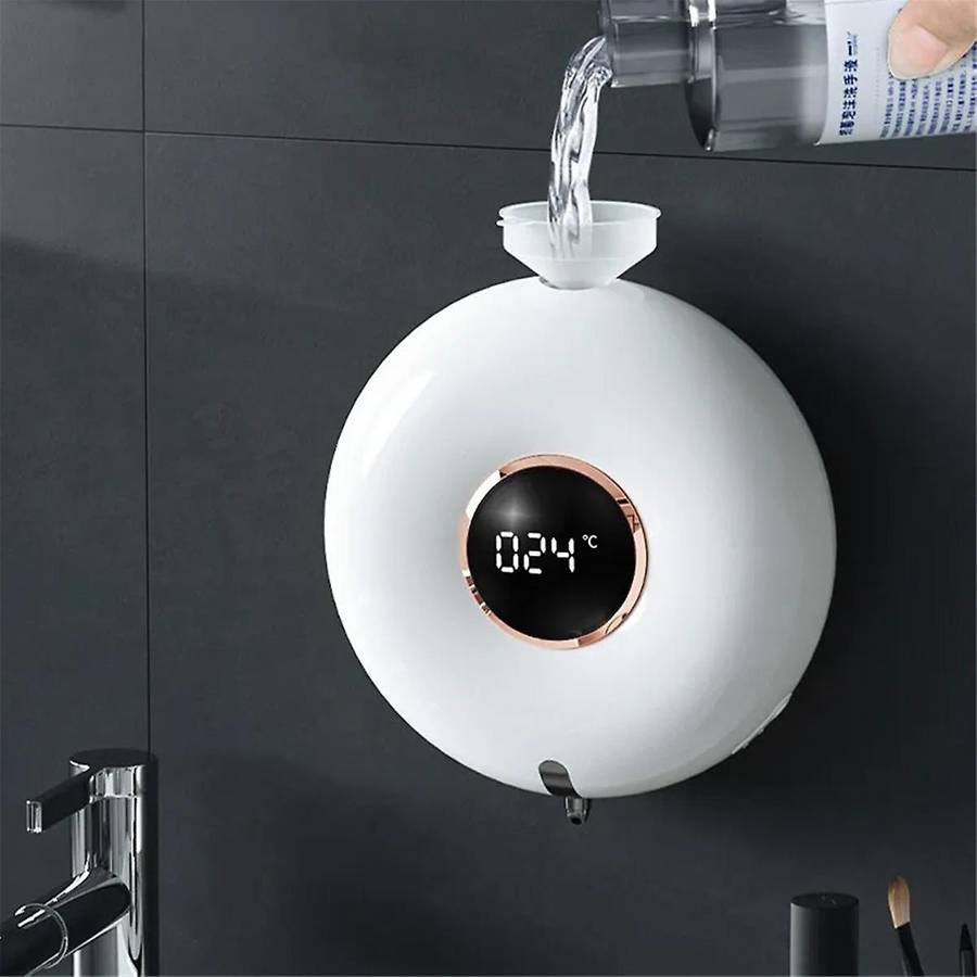 Automatic Soap Dispenser 300ml Usb Chargeable Smart Foam Machine Touchless Led Display Sensor Foam S