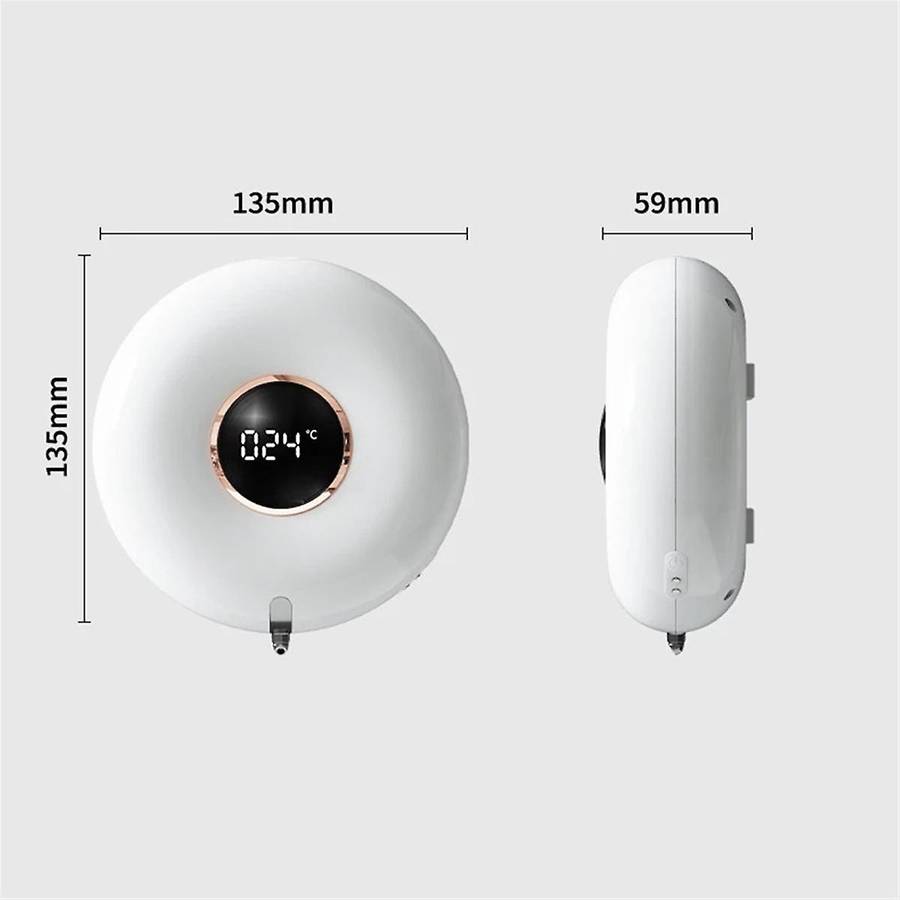 Automatic Soap Dispenser 300ml Usb Chargeable Smart Foam Machine Touchless Led Display Sensor Foam S