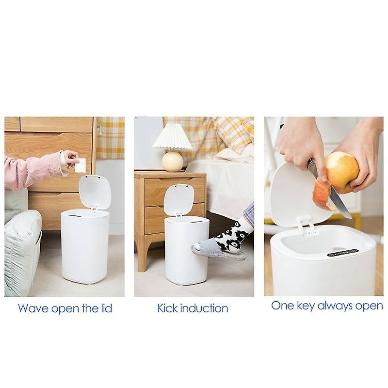 Automatic Touchless Trash Smart Trash Can Electric Trash Can Car Trash Can Trash Can for Bathroom Ki