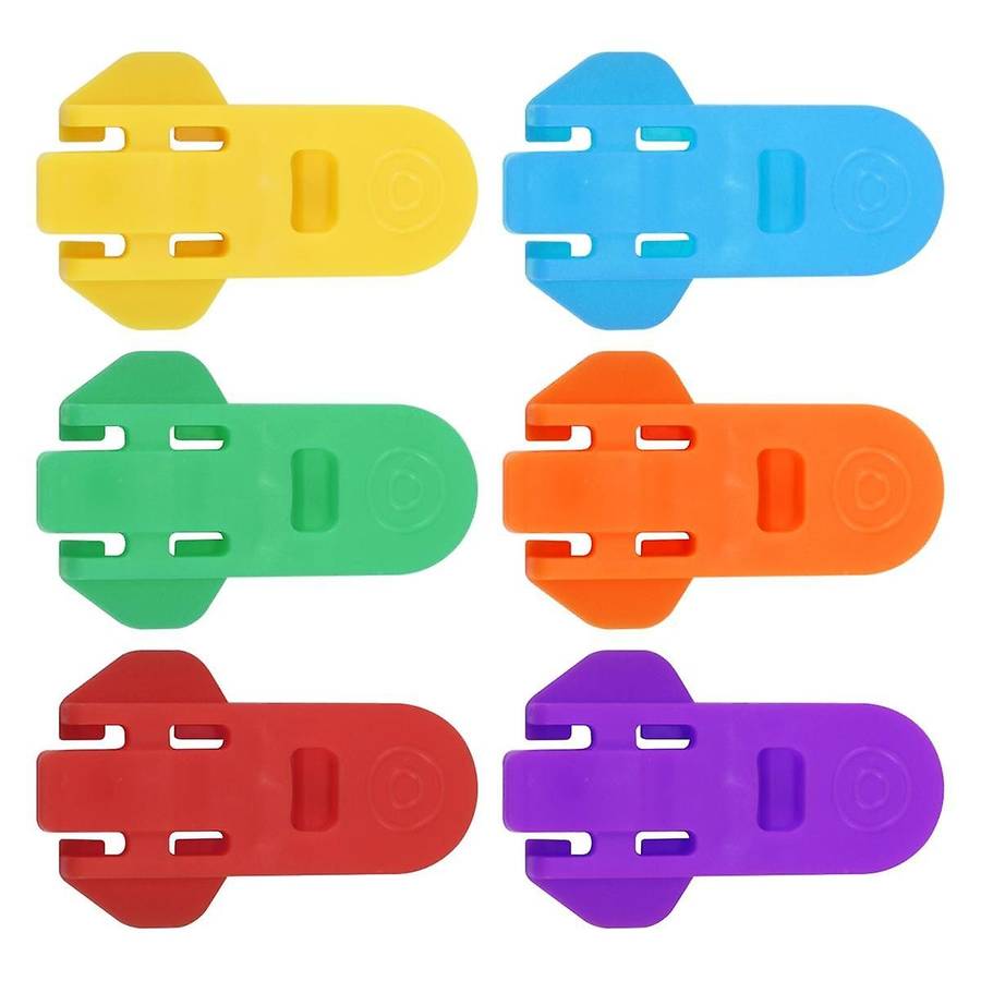 Manual Easy Can Opener, 6Pcs Color Beer Can Opener Beverage Can Protector, Premium Plastic Shields T