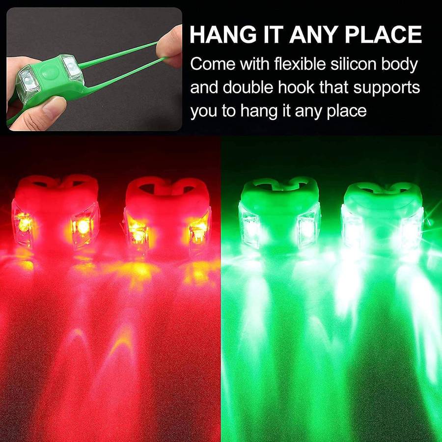 Marine Boat Bow Lights Boat Navigation Lights Safety Boat Lights for Boat Kayak Motorboat Bike Night
