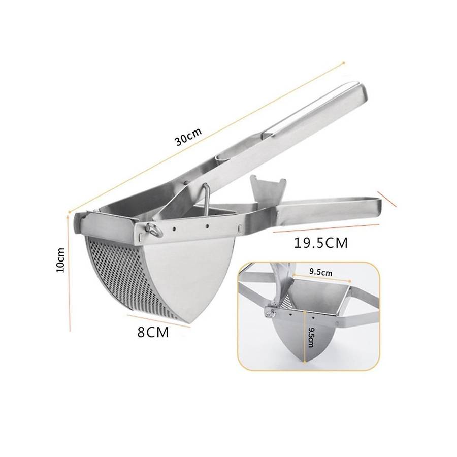 Mashed Potato Masher -diy Potatoes Stainless Steel Potato Masher Heavy Duty Potato for Fruit Vegeta
