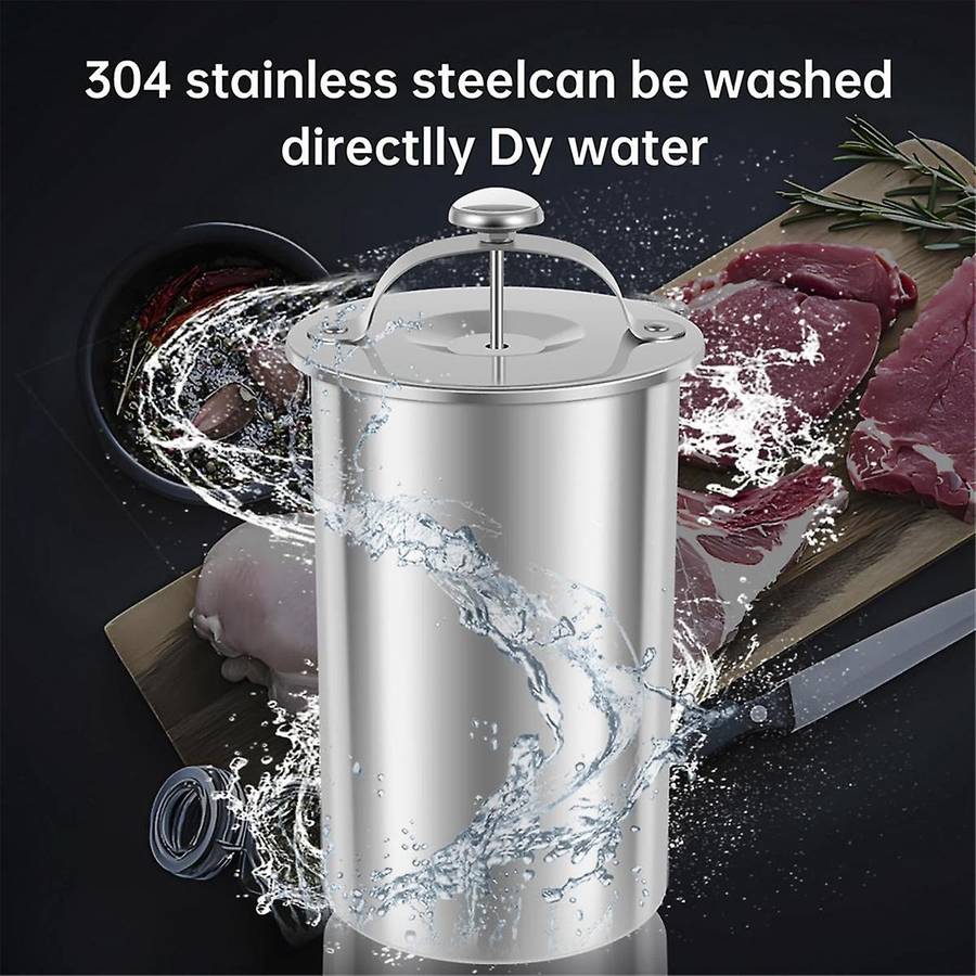 Meat Press Cooker 304stainless Steel Ham Press Maker Multifunctional Round Shape Homemade Meat Press