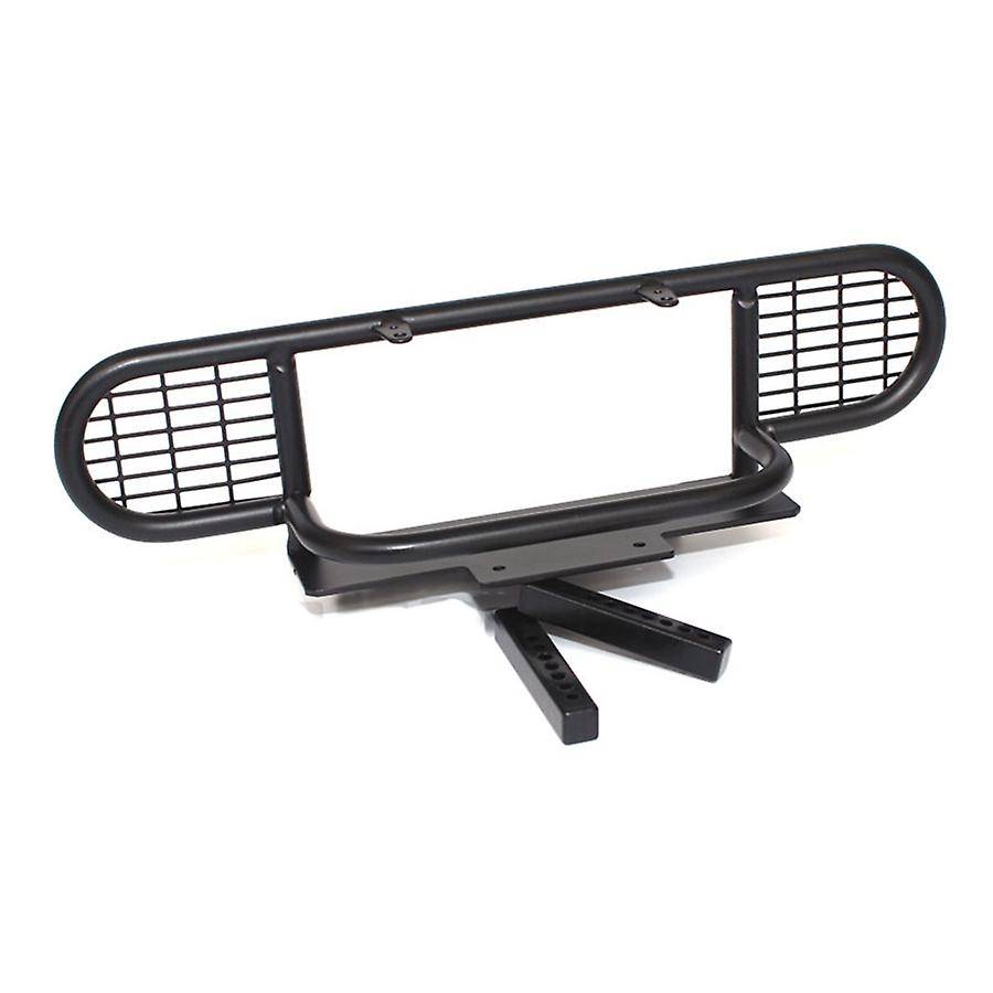 Metal Front Camel Trophy Bumper with Light for 1/10 RC Crawler Car TRX4 SCX10 Front Collision Bumper