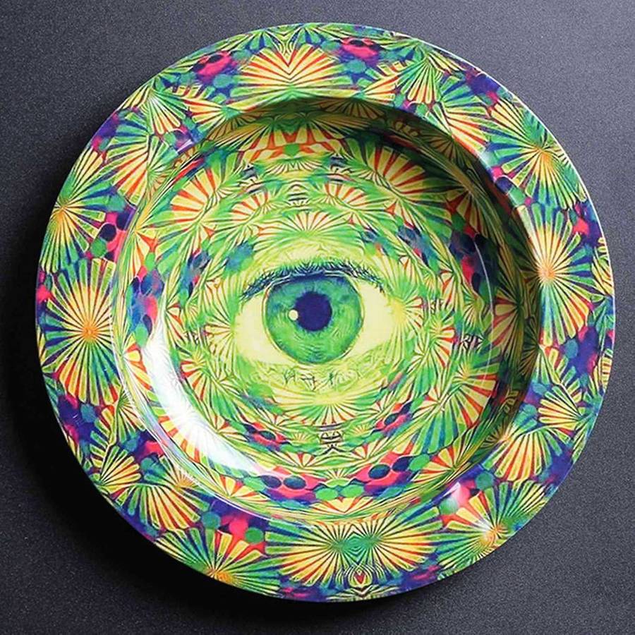 Metal Tobacco Herb Rolling Tray Paper Rolling Tray Cigar Ashtray Discs for Smoke Ashtrays D