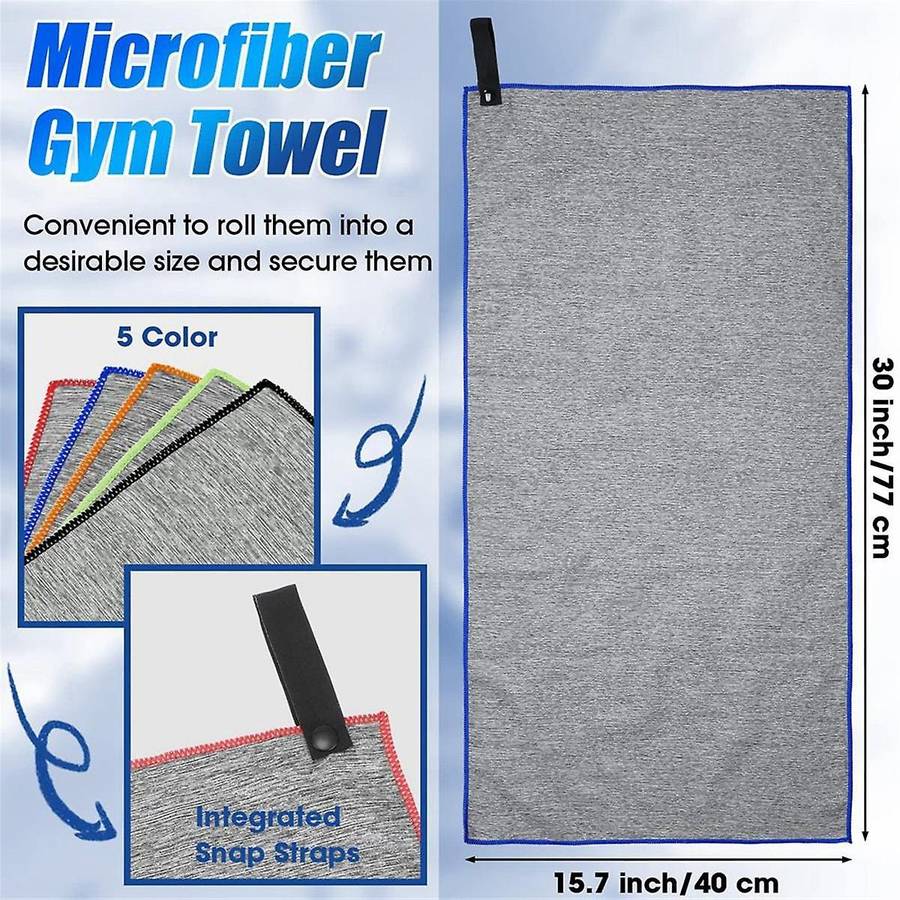 Microfiber Quick Drying Gym Towel 30 X 15.7 Inch Workout Towels Microfiber Gym Towel