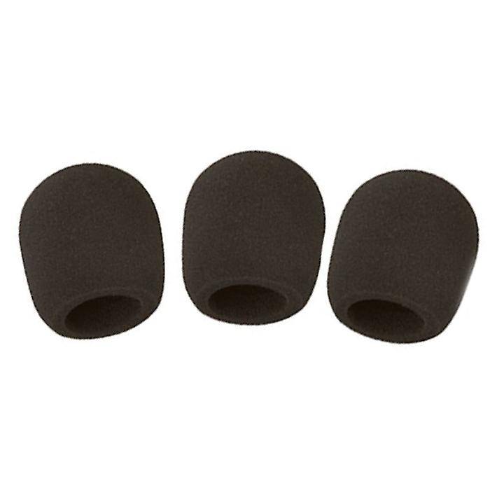 Microphone Ball Sponge Foam Cover (set Of 5, Black)