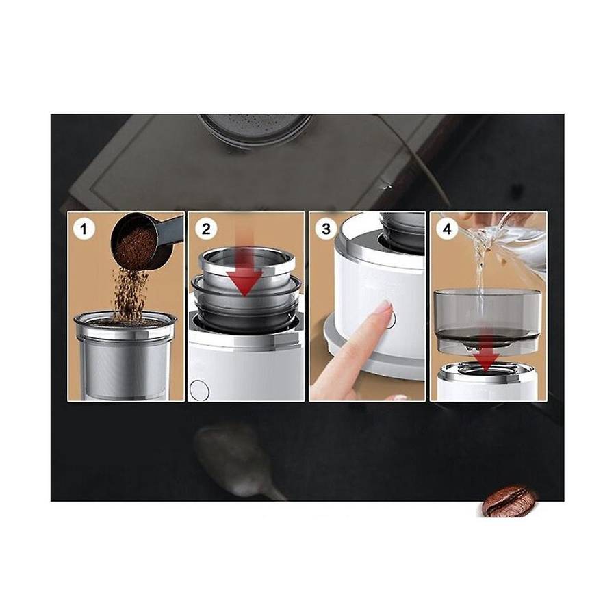 Mini Coffee Machine Semi-automatic Coffee Brewer Manual Drip Coffe Brewing Equipment Food Processor
