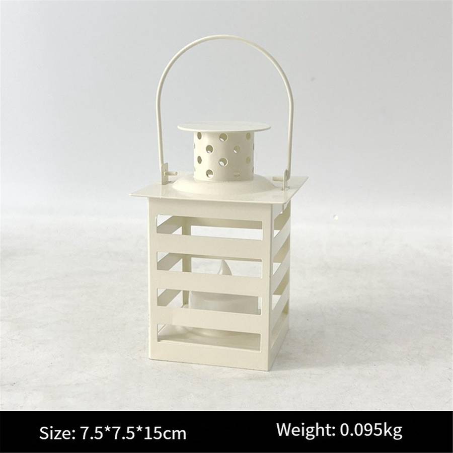 Mini Lanterns Decorative for Festival Wedding,Metal LED Candle Lanterns Farmhouse Decor for Home