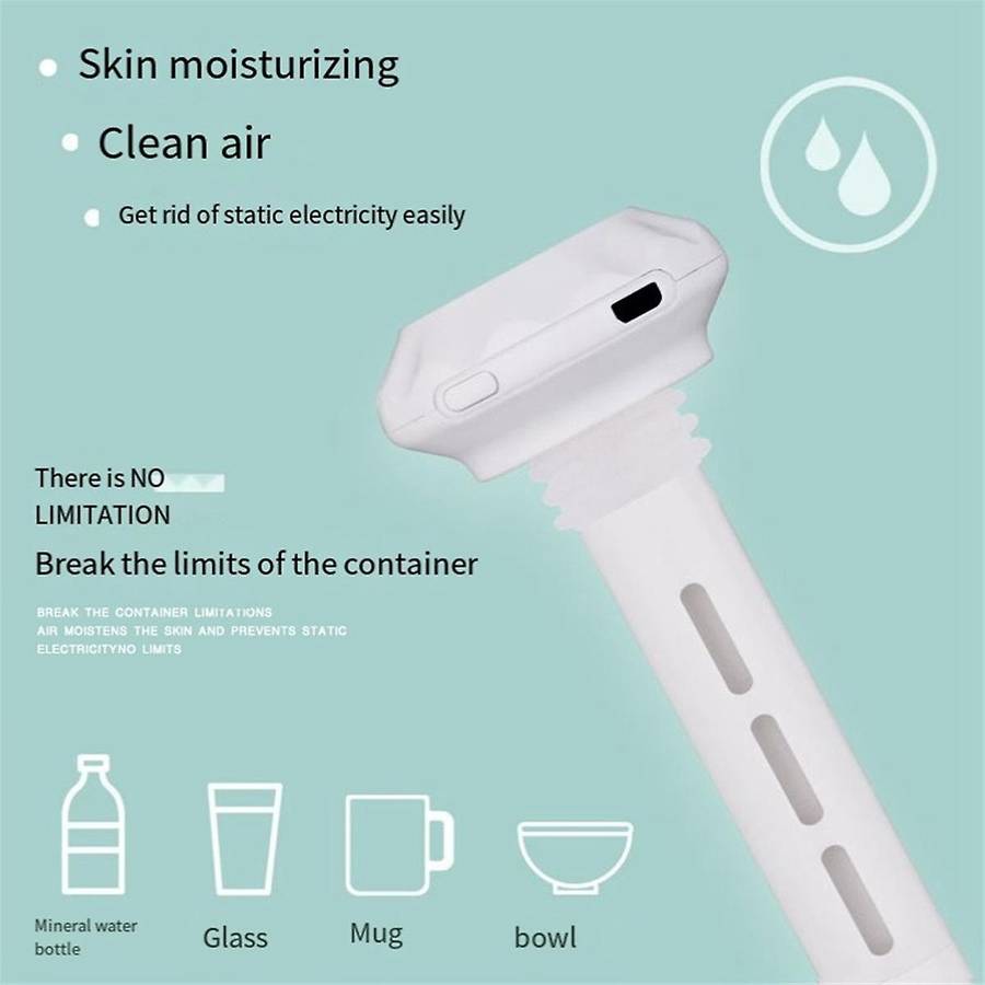 Mini Portable Humidifier, Small USB Personal Humidifiers with Ultra Quiet, Container Diversity, for