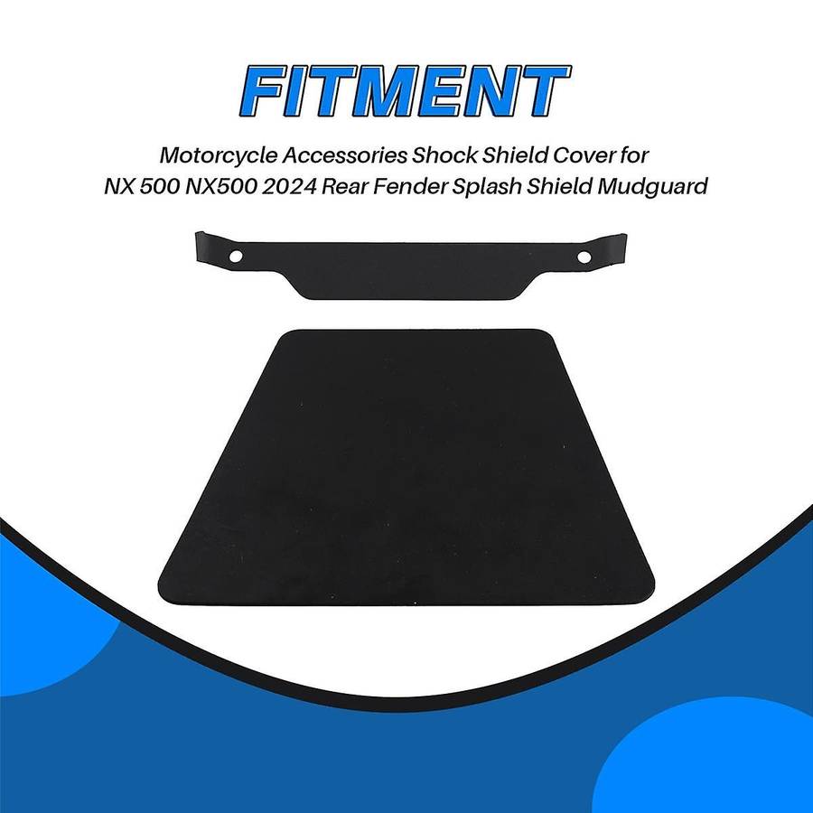 Motorcycle Accessories Shock Shield Cover for NX 500 NX500 2024 Rear Splash Shield Mudguard